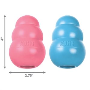 Kong Puppy Roze Of Blauw Assorti - Afbeelding 4