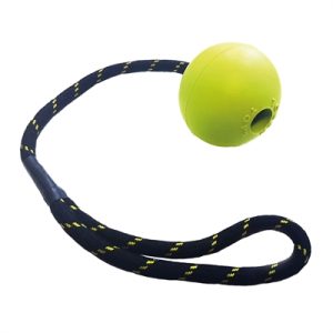 Happy Pet Tough Toys Floater Rubber Bal Touw Assorti - Afbeelding 2