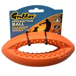 Happy Pet Grubber Interactieve Rugbybal Mini Assorti - Afbeelding 3