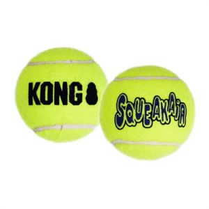 Kong Squeakair Tennisbal Geel Met Piep - Afbeelding 10