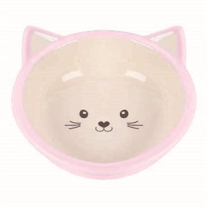 Happy Pet Voerbak Kitten Roze / Creme