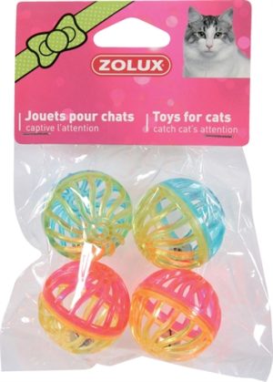 Zolux Kattenspeelgoed Bal Twist Met Bel Assorti - Afbeelding 2