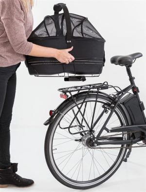 Trixie Fietsmand Bagage Drager Breed Zwart - Afbeelding 4