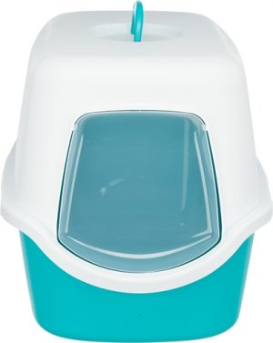 Trixie Kattenbak Vico Turquoise / Wit - Afbeelding 2