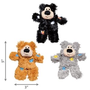 Kong Cat Softies Patchwork Bear Assorti - Afbeelding 5