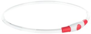 Trixie Lichtgevende Halsband Usb Flash Light Oplaadbaar Tpu Rood - Afbeelding 2