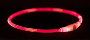 Trixie Lichtgevende Halsband Usb Flash Light Oplaadbaar Tpu Rood - Afbeelding 4