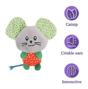 Rosewood Little Nippers Mighty Muis Met Catnip - Afbeelding 3