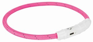 Trixie Lichtgevende Halsband Hond Flash Usb Tpu / Nylon Roze - Afbeelding 5