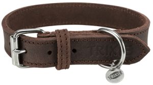 Trixie Halsband Hond Rustic Vetleer Donkerbruin - Afbeelding 6