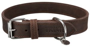 Trixie Halsband Hond Rustic Vetleer Donkerbruin - Afbeelding 9