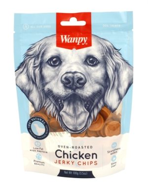 Wanpy Oven-Roasted Chicken Jerky Chips - Afbeelding 2