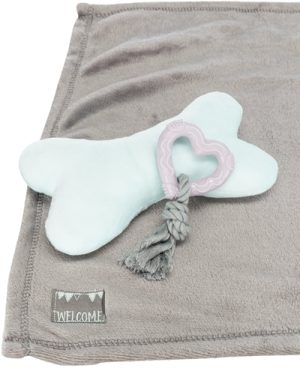 Trixie Junior Puppy Set Fleece Deken En Speelgoed - Afbeelding 2