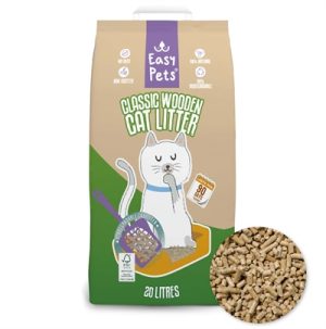 Easypets Biodegradable Classic Houtkorrels Kattenbakvulling