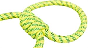 Trixie Aquatoy Touw Trekspeeltje Ringen Polyester Geel / Groen - Afbeelding 3