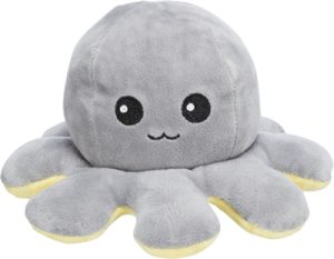 Trixie Octopus Omkeerbaar Pluche Grijs / Geel - Afbeelding 2