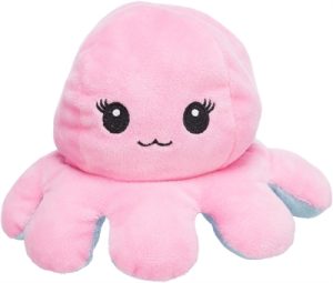 Trixie Octopus Omkeerbaar Pluche Grijs / Geel - Afbeelding 4