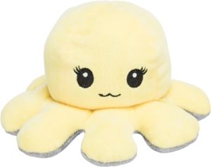 Trixie Octopus Omkeerbaar Pluche Grijs / Geel - Afbeelding 9