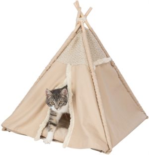 Trixie Kattenmand Tipi Boho Beige - Afbeelding 2