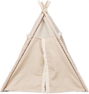 Trixie Kattenmand Tipi Boho Beige - Afbeelding 3