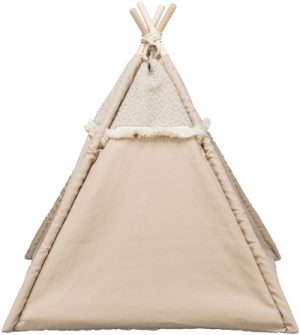 Trixie Kattenmand Tipi Boho Beige - Afbeelding 7