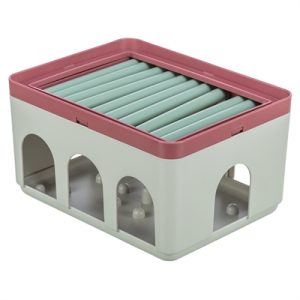 Trixie Cat Activity Rod Box Wit / Bordeaux - Afbeelding 2