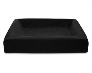 Bia Bed Royal Fluweel Hoes Hondenmand Zwart - Afbeelding 2