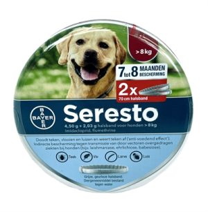 Bayer Seresto Teken- En Vlooienband Hond - Afbeelding 2