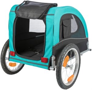 Trixie Hondenfietskar Limited Edition Zwart / Turquoise - Afbeelding 2