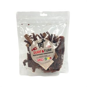 Freds Surf & Turf Vis En Vleeshapjes Blaftastische Hondensnack - Afbeelding 2