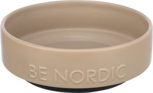 Trixie Be Nordic Voerbak Hond Keramiek / Rubber Taupe