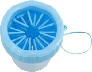 Trixie Pootreiniger Voor De Hond Silicone / Pp Blauw - Afbeelding 3