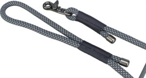 Trixie Soft Rope Hondenriem Zwart / Grijs - Afbeelding 2