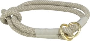 Trixie Halsband Hond Soft Half-Slip Grijs / Lichtgrijs - Afbeelding 2