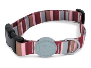 Morso Halsband Hond Gerecycled Skyline Rood / Roze - Afbeelding 8