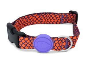 Morso Halsband Hond Gerecycled Urban Lizard Rood - Afbeelding 4