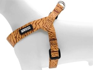 Morso Mini Hondentuig Verstelbaar Gerecycled Jungle Drum Oranje - Afbeelding 3