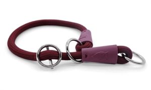 Morso Half Slip Halsband Hond Soft Rope Gerecycled Plum Paars - Afbeelding 6