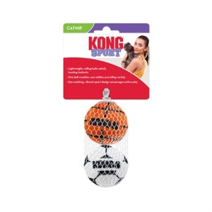 Kong Cat Sport Balls Met Catnip Assorti - Afbeelding 2