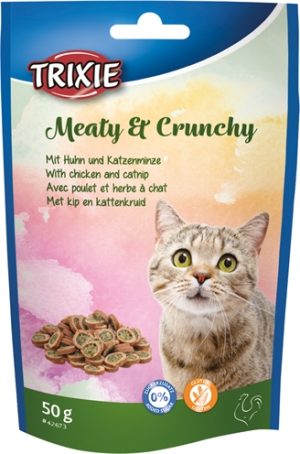 Trixie Meaty & Crunchy Kip / Catnip Glutenvrij - Afbeelding 4