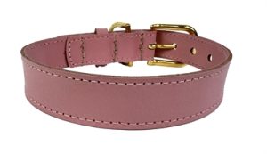 Sazzz Halsband Hond Braveheart Classic Leer Roze - Afbeelding 2