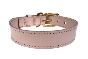 Sazzz Halsband Hond Braveheart Classic Leer Lichtroze - Afbeelding 2