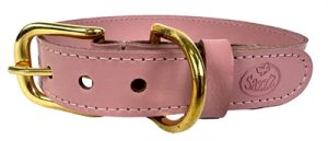 Sazzz Halsband Hond Braveheart Classic Leer Roze - Afbeelding 4