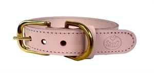 Sazzz Halsband Hond Braveheart Classic Leer Lichtroze - Afbeelding 4