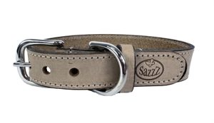 Sazzz Halsband Hond Nomad Vintage Leer Beige - Afbeelding 4