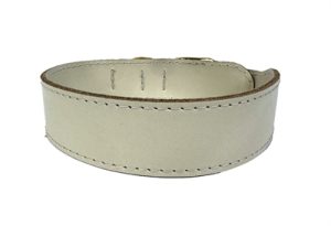 Sazzz Halsband Hond Pioneer Classic Leer Creme - Afbeelding 2