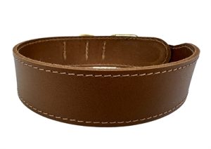 Sazzz Halsband Hond Pioneer Classic Leer Zadel Bruin - Afbeelding 2