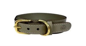 Sazzz Halsband Hond Pioneer Classic Leer Taupe - Afbeelding 4