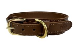 Sazzz Halsband Hond Pioneer Classic Leer Zadel Bruin - Afbeelding 4