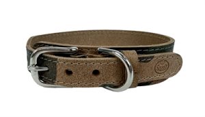 Sazzz Halsband Hond Boho Vintage Leer Camouflage - Afbeelding 4